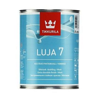 Особо стойкая интерьерная краска для влажных помещений Luja 7 база А