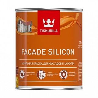 Силикон-модифицированная акриловая краска для фасадов и цоколей Facade Silicon база C