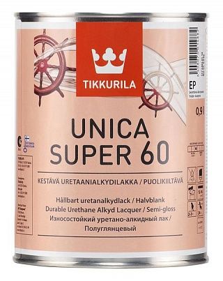 Износостойкий универсальный алкидный лак Unica Super 60