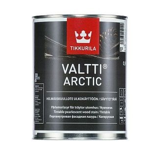 Перламутровая фасадная лазурь на основе натурального масла Valtti Arctic