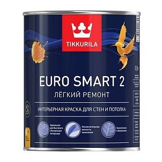 Краска для быстрого обновления интерьера Евро Смарт - Euro Smart 2 база А