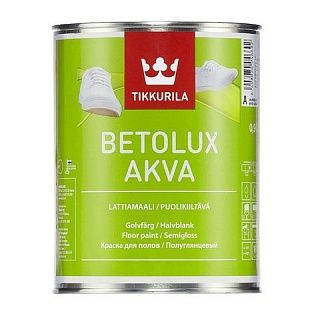 Водоразбавляемая полиуретано-акрилатная краска для полов Бетолюкс аква - Betolux Akva базис С