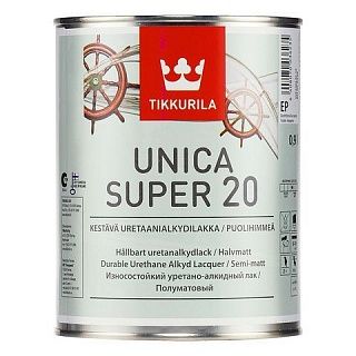 Износостойкий универсальный алкидный лак Уника Супер Unica Super 20